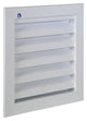 Renson 1006610 - Rejilla empotrable en pared 411 ral 9010 200x200mm | 2 piezas
