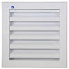 Renson 1006610 - Rejilla empotrable en pared 411 ral 9010 200x200mm | 2 piezas