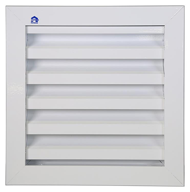 Renson 1006610 - Rejilla empotrable en pared 411 ral 9010 200x200mm | 2 piezas