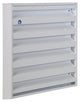 Renson 1014554 - rejilla de pared de superficie aluminio blanco 431 225x225mm | 2 piezas