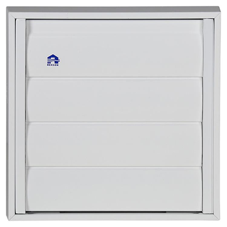 Renson 1013878 - Rejilla de lamas aluminio blanco 433 173x173mm | 2 piezas