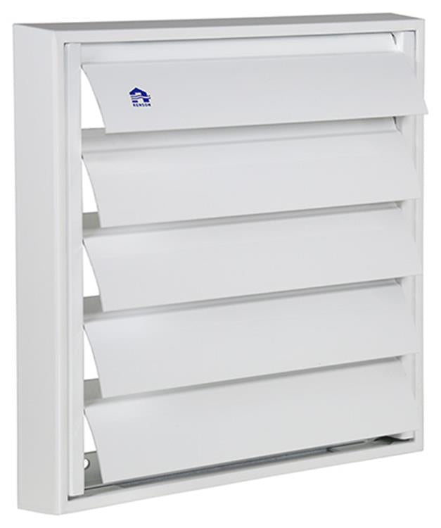 Renson 1013879 - Rejilla de lamas aluminio blanco 433 210x210mm | 2 piezas