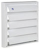 Renson 1013879 - Rejilla de lamas aluminio blanco 433 210x210mm | 2 piezas