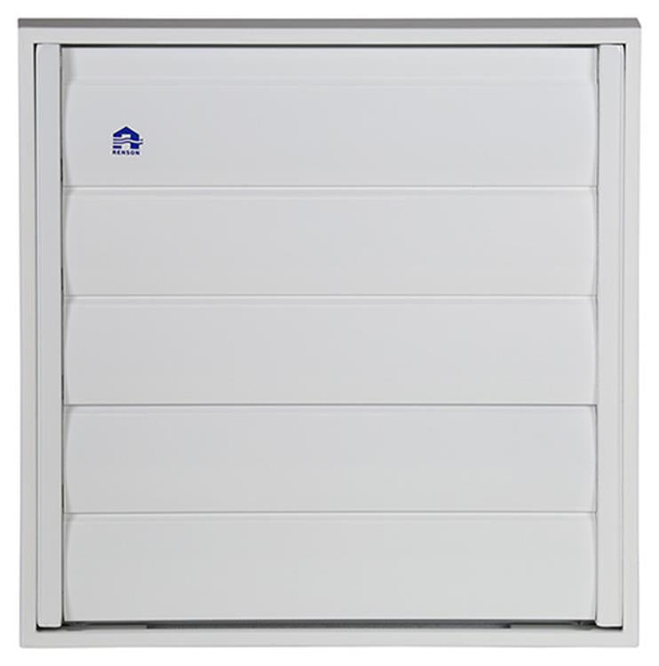 Renson 1013879 - Rejilla de lamas aluminio blanco 433 210x210mm | 2 piezas