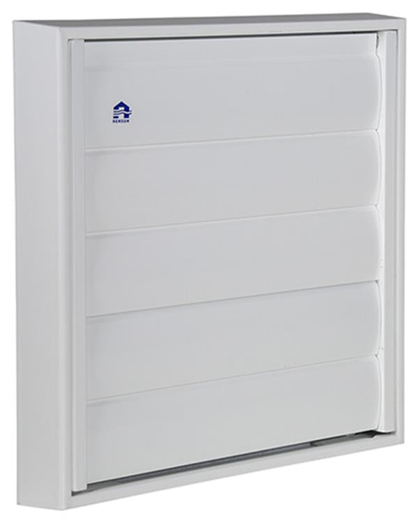Renson 1013879 - Rejilla de lamas aluminio blanco 433 210x210mm | 2 piezas