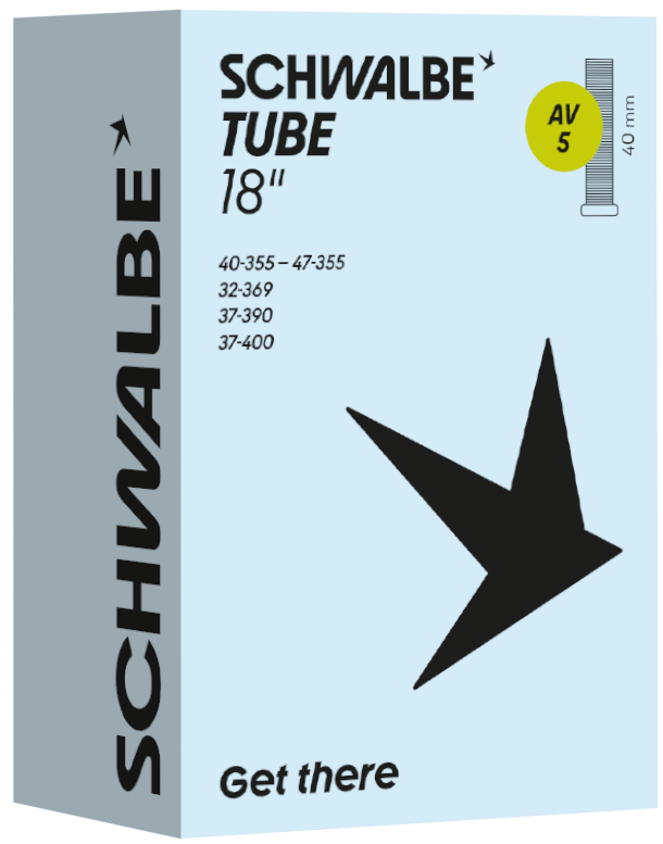 Cámara de aire schwalbe 18 av5