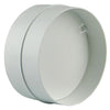 Renson 1008568 - Pieza de conexión de PVC + válvula antirretorno 7007 blanca diam. 125 mm | 2 piezas