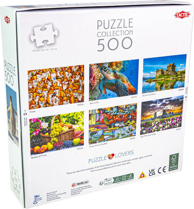 Tactic baby penguin – puzzle – 500 pieces – cute baby penguin in ice landscape – arctic animals and Antarctic nature – high scandinavian quality