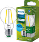 Philips LED Lámpara LED ultraeficiente Philips - transparente - 40w - casquillo E27 - luz blanca fría: 4000k - ahorra costes energéticos