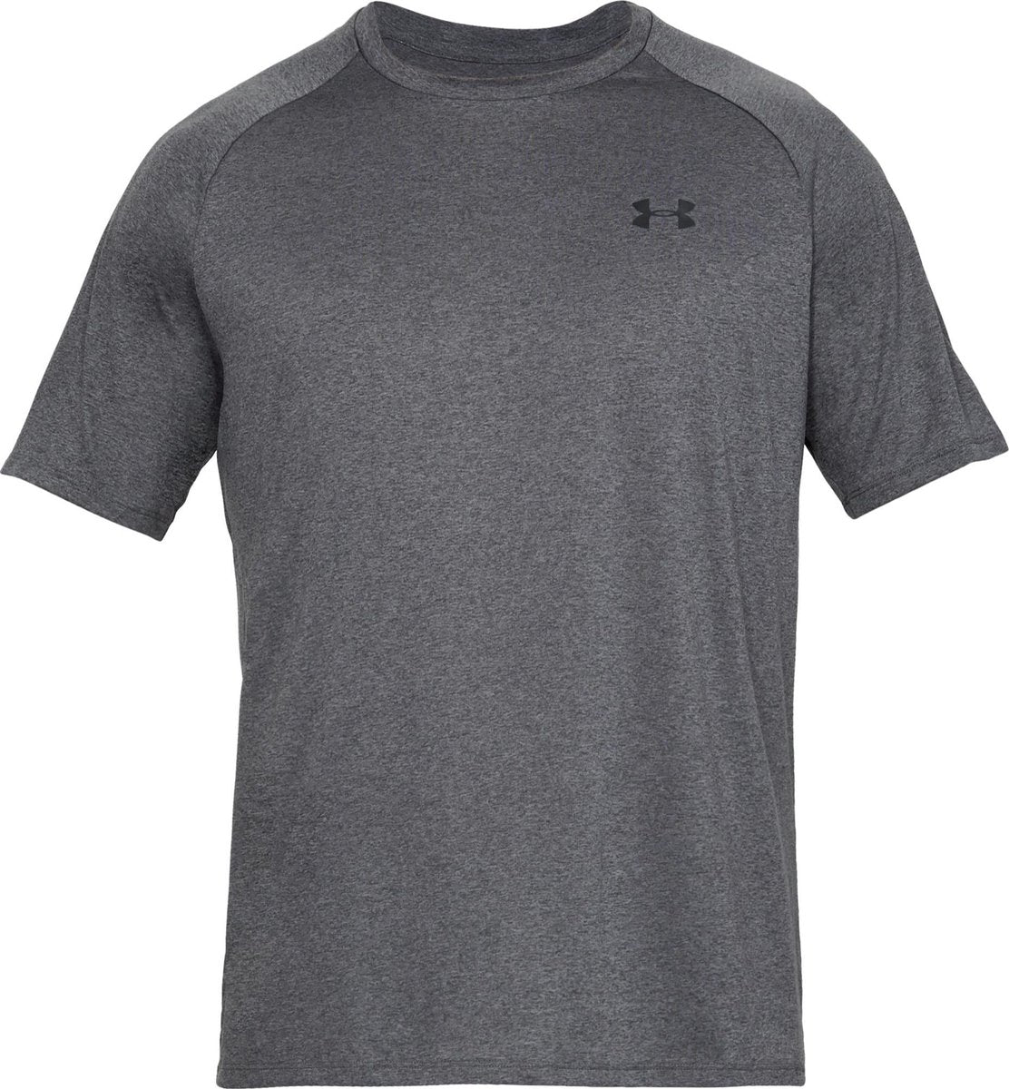 Maglietta sportiva Under Armour UA Tech 2.0 SS Tee-Gry da uomo - Carbon Heather - Nera