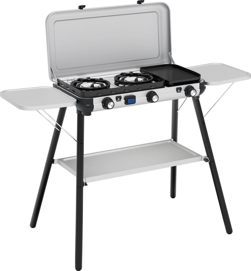 Cucina da campeggio Campingaz 2 Multi-Cook più fornello da campeggio – 3 potenti fuochi – cucinare e grigliare su un unico dispositivo