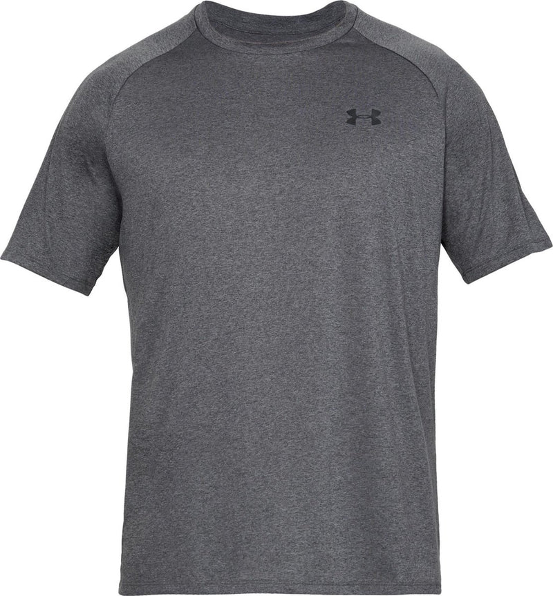 Maglietta sportiva Under Armour UA Tech 2.0 SS Tee-Gry da uomo - Carbon Heather - Nera