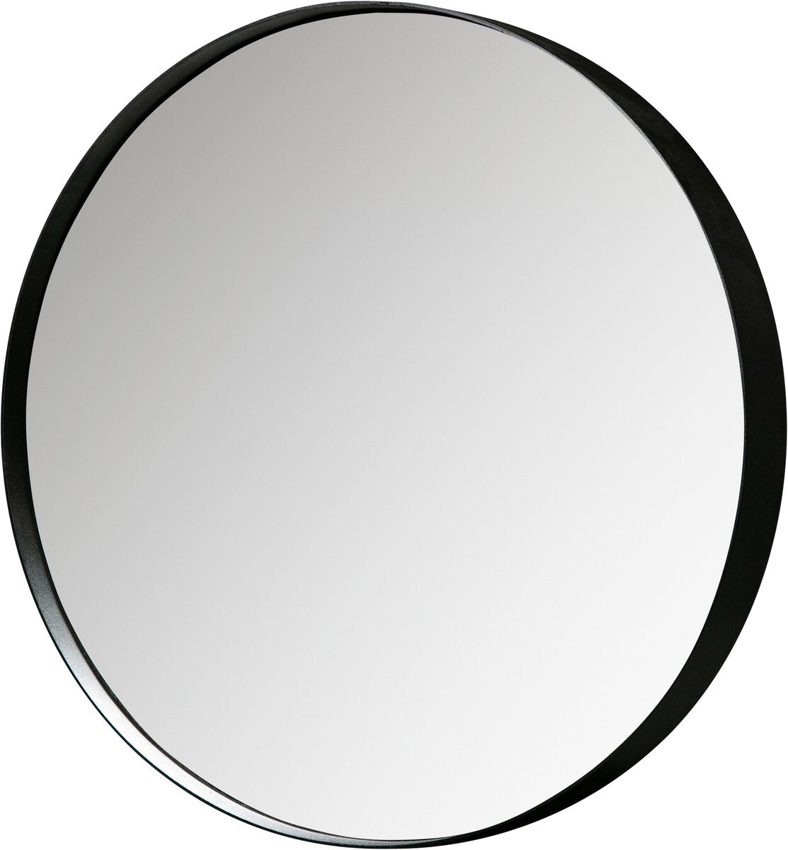 Woood doutzen spiegel - metaal - zwart - 50x50x5