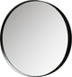 Woood doutzen spiegel - metaal - zwart - 50x50x5