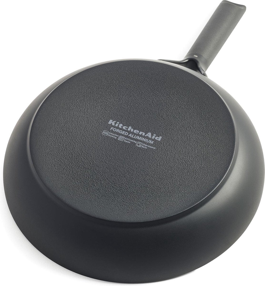 Sartén Kitchenaid classic de aluminio forjado ø24cm - negra - inducción - antiadherente