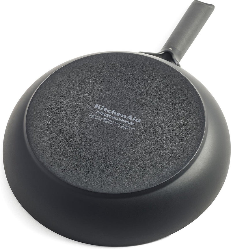 Padella classica Kitchenaid in alluminio forgiato ø24cm - nera - induzione - antiaderente