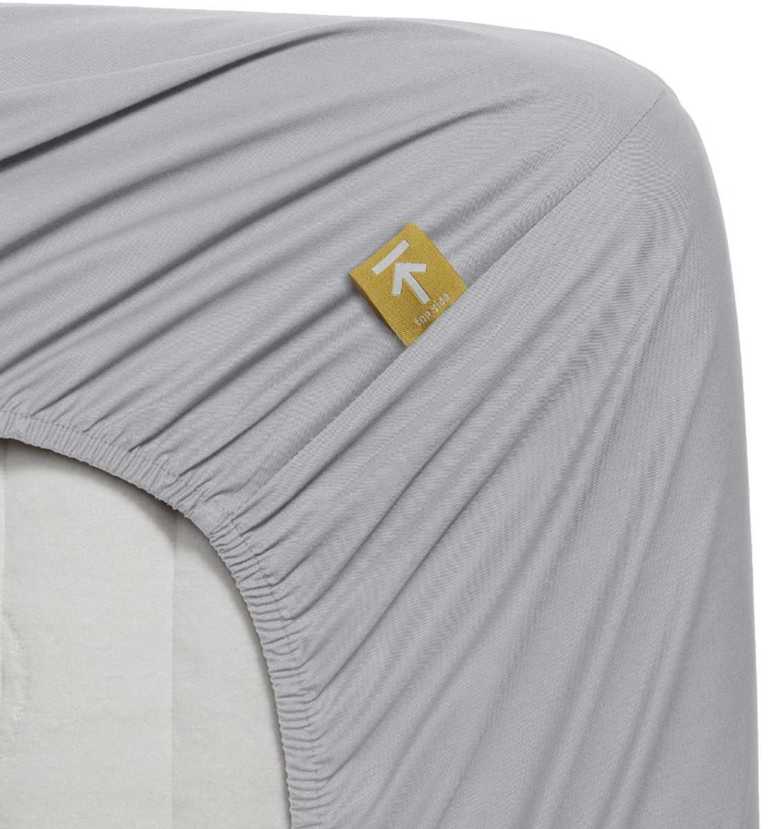 Beddinghouse percale katoen hoeslaken - eenpersoons - light grey
