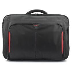 Laptoptas targus classic+ 17 18” zwart, rood