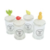 Voorraadpot sweet glas 13cm 4 assorti