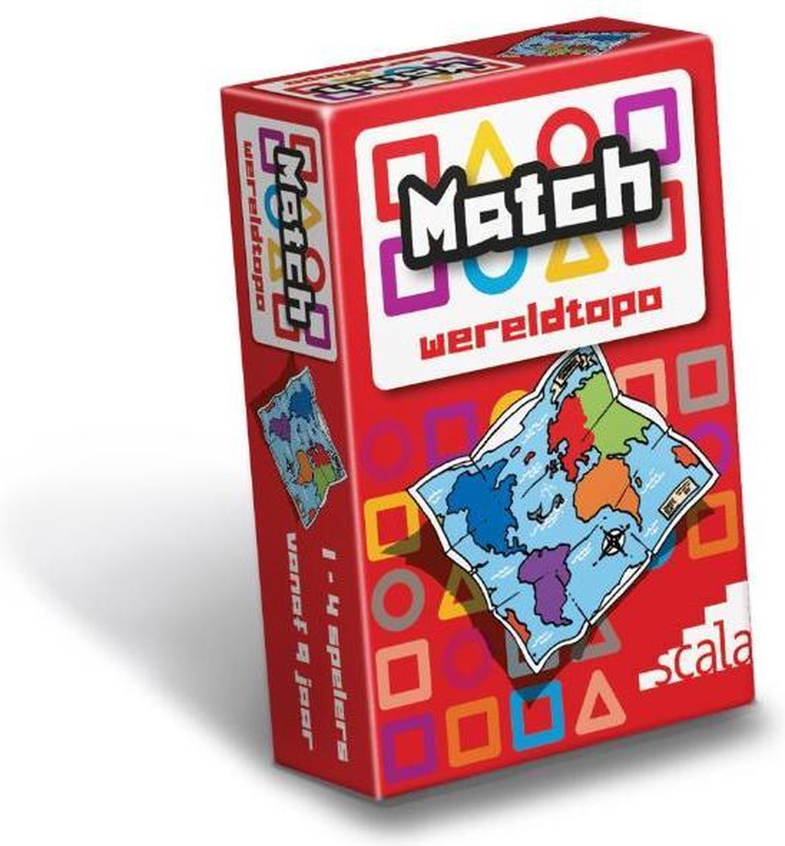 Scala match wereldtopo - educatief kaartspel