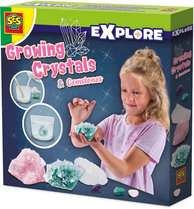 SES Cultivando cristales y piedras preciosas