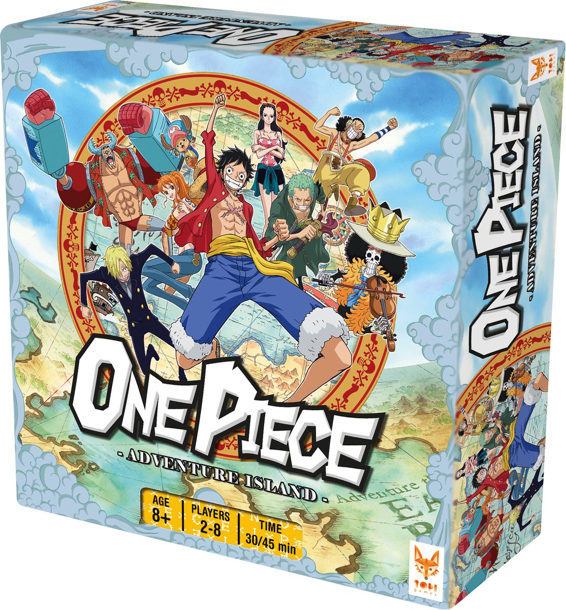 Topi games – one piece adventure island – family game – 2-8 players