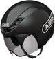 Abus fietshelm gamechanger tt 1.1 shiny black l - 57-61 cm - zwart - geschikt voor gebruik op tijdritfietsen - 390 g