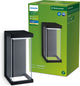 Philips led philips kyrie wandlamp - zwart - geïntegreerde led
