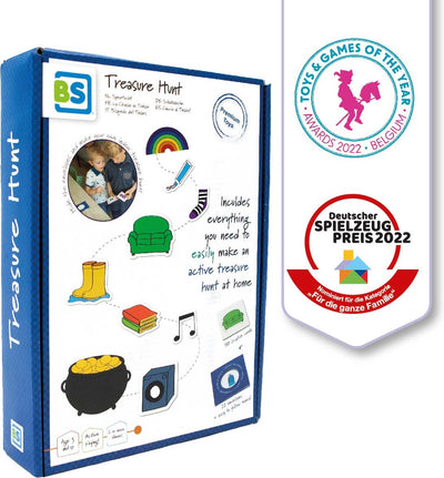 Bs toys treasure hunt kinderspel - speurtocht spel - 2 of meer spelers - speelgoed vanaf 3 jaar - cadeau kind