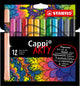 Stabilito Cappi Felt -Tipstifts ARTY 12 pezzi