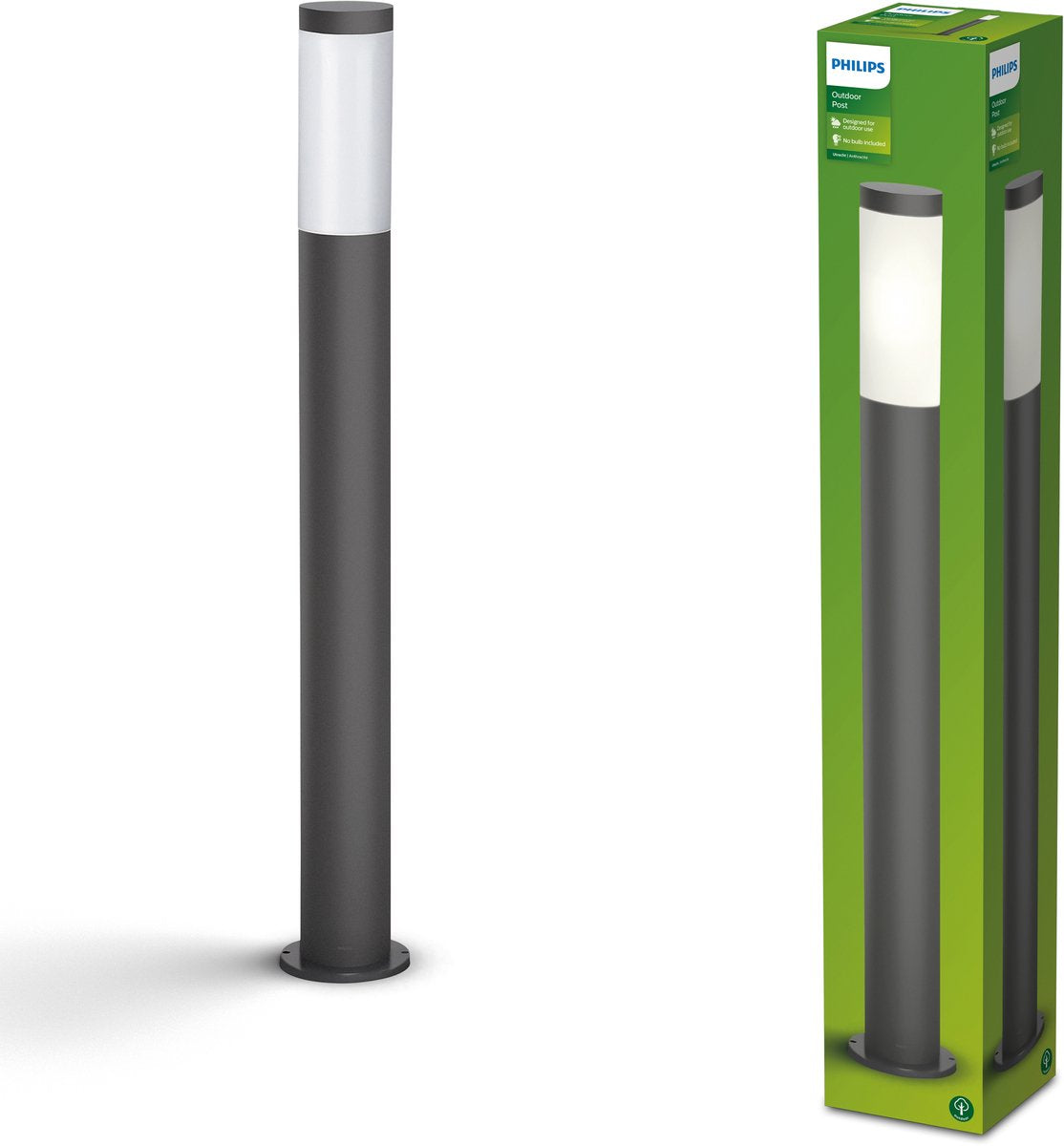 Philips LED Utrecht Post Antracite 1x20W HV
