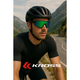 Bross Bicycle Glasses Flash Lenti polarizzate UV400 - Frame nero