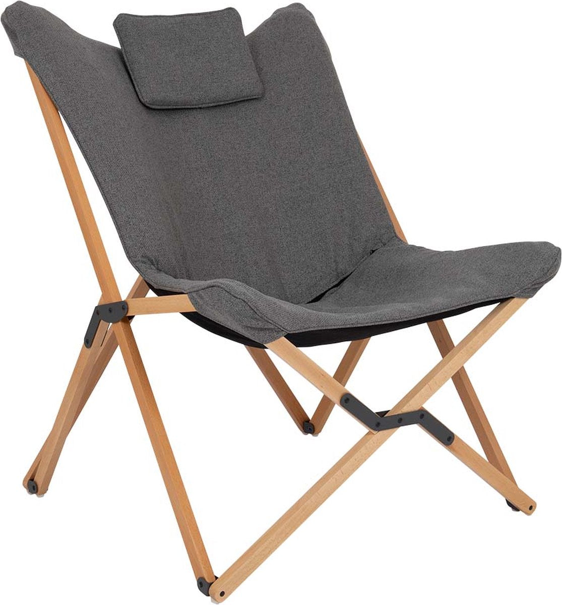 Bo-camp - urban outdoor - relaxstoel - wembley - l - nika - grijs