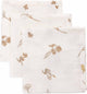 Jollein - panno idrofilo per la bocca 31x31 cm - panni idrofili per bambini - 3 pezzi - riverside
