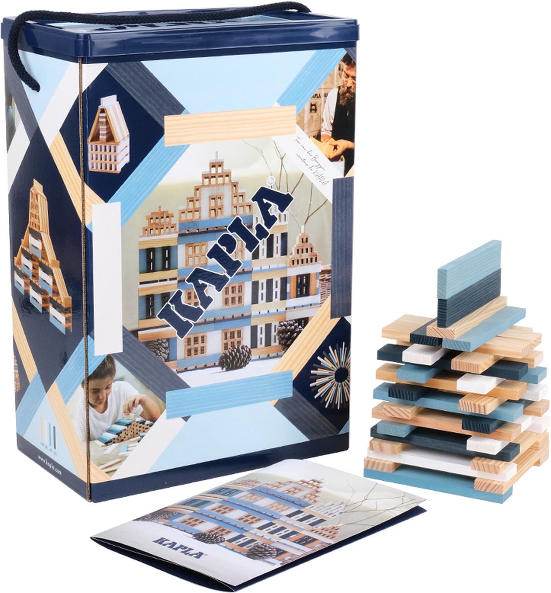 Kapla - doos - constructiespeelgoed - winter doos - 200 plankjes