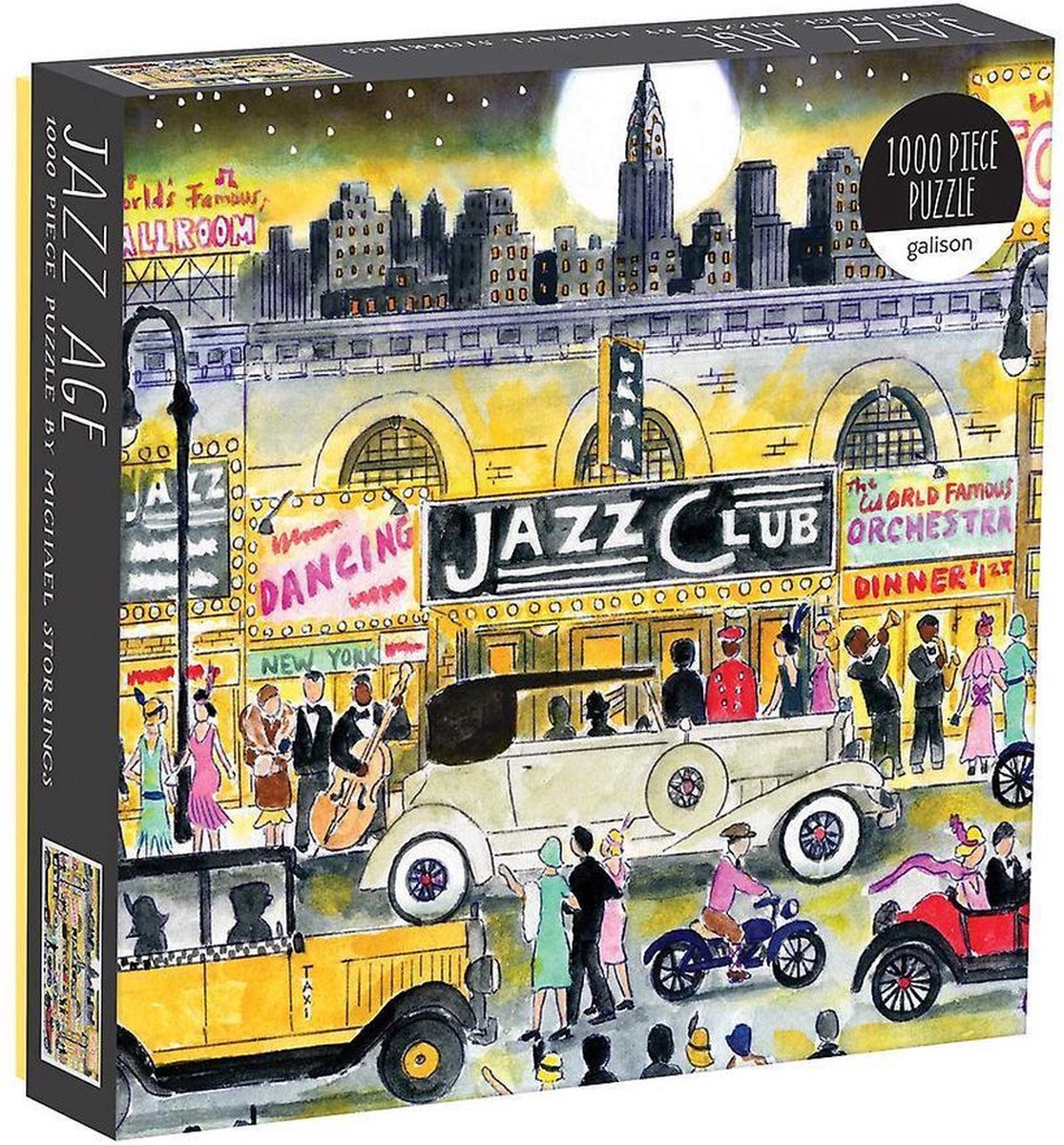 Puzzle da 1000 pezzi dell'età del jazz di Michael Storrings
