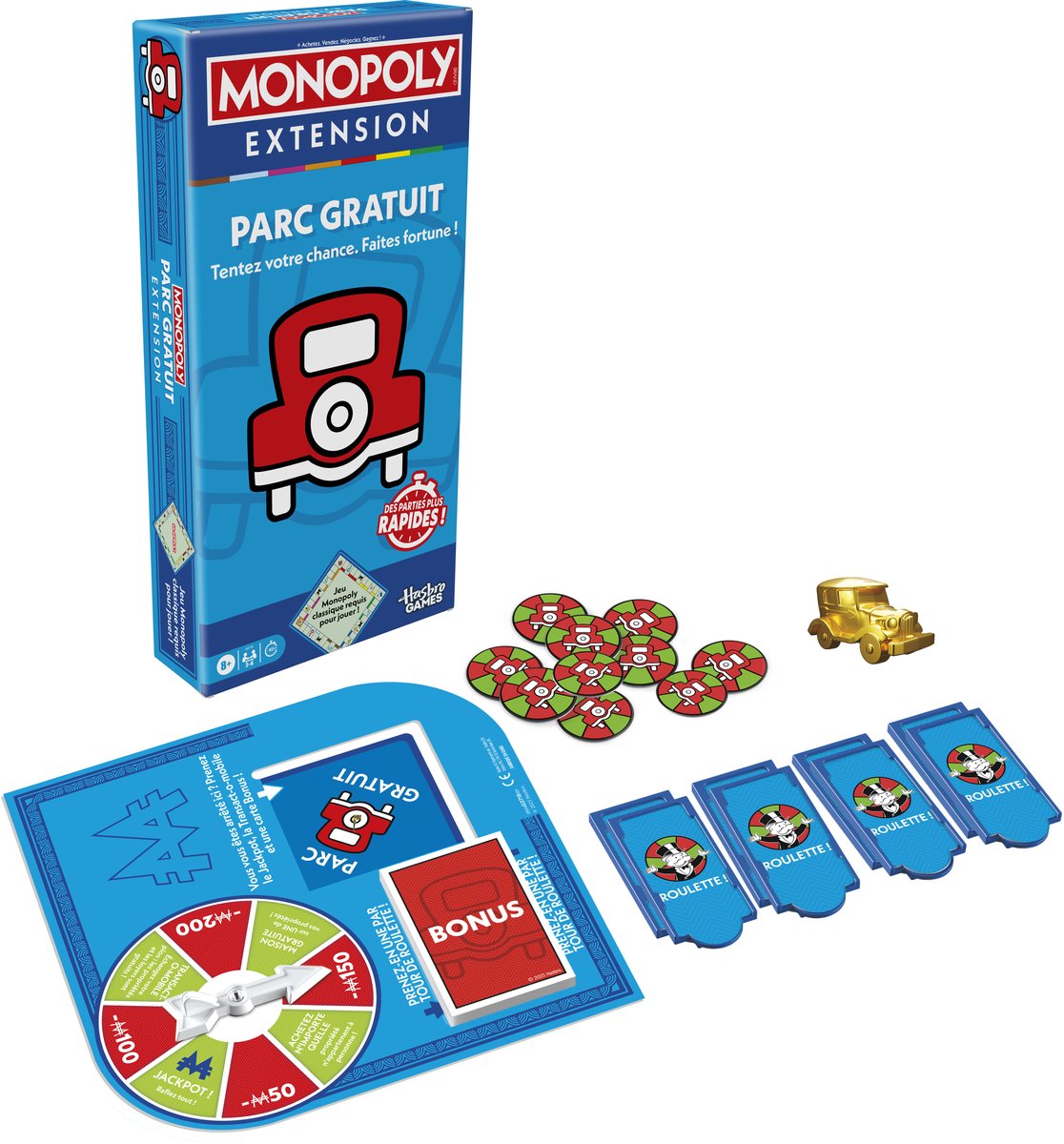 Hasbro monopoly expansion free parking