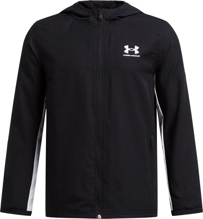 Gilet sportivo da ragazzo Under Armour UA B Rival WVN - Nero