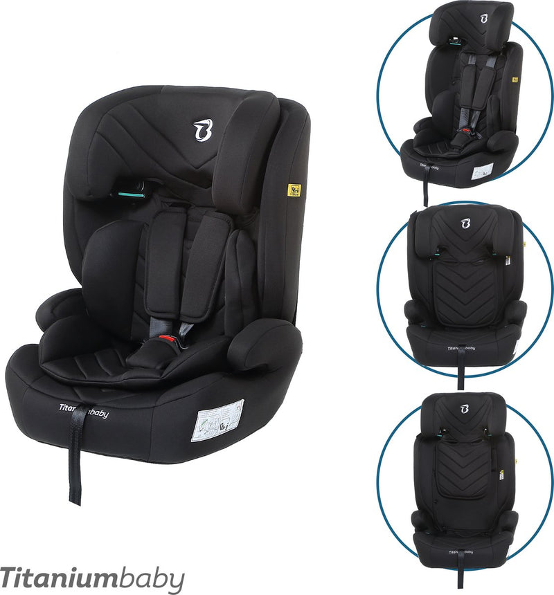 Titanium baby Seggiolino auto Titanium niklas i-size (r129) - nero