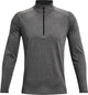Maglia sportiva da uomo Under Armour UA Tech 2.0 1 2 Zip Grigia - Carbon Heather - Nera