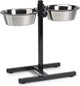 Beeztees standard - ciotola per cibo e acqua per cani - nera - 25 cm