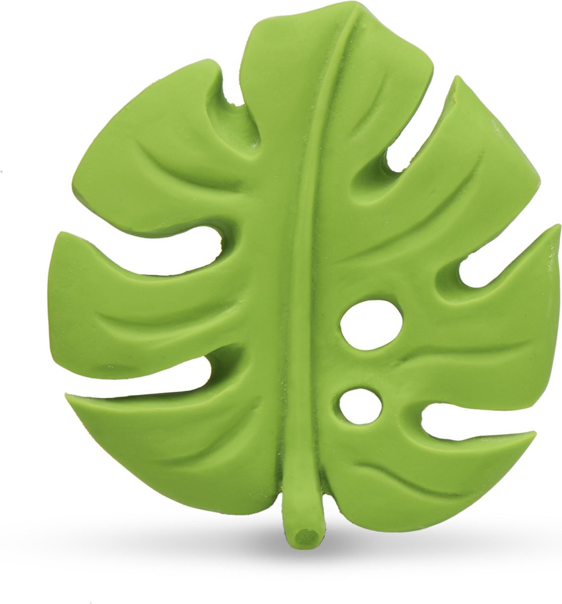 Lanco toys lanco rubberen bijtspeeltje - palmblad - groen