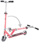 Monopattino Globber - flow element luci rosa - rosa - ruote luminose - pieghevole - regolabile in altezza - da 5 anni