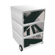 Cassettiera mobile Paperflow easybox con 3 cassetti, travi 642x390x436mm