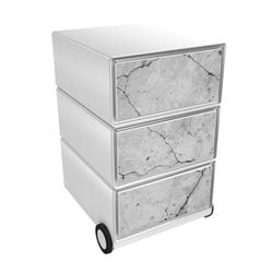 Paperflow easybox mobile drawer unit with 3 drawers 642x390x436mm rebus