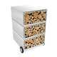 Cassettiera mobile Paperflow easybox con 3 cassetti 642x390x436mm tronchi