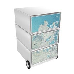 Cajonera móvil paperflow easybox con 3 cajones 642x390x436mm continente