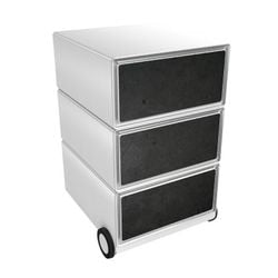 Cajonera móvil Paperflow easybox con 3 cajones 642x390x436mm pizarra