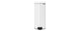 Brabantia pedaalemmer newicon 30 ltr wit met kunststof binnenemmer