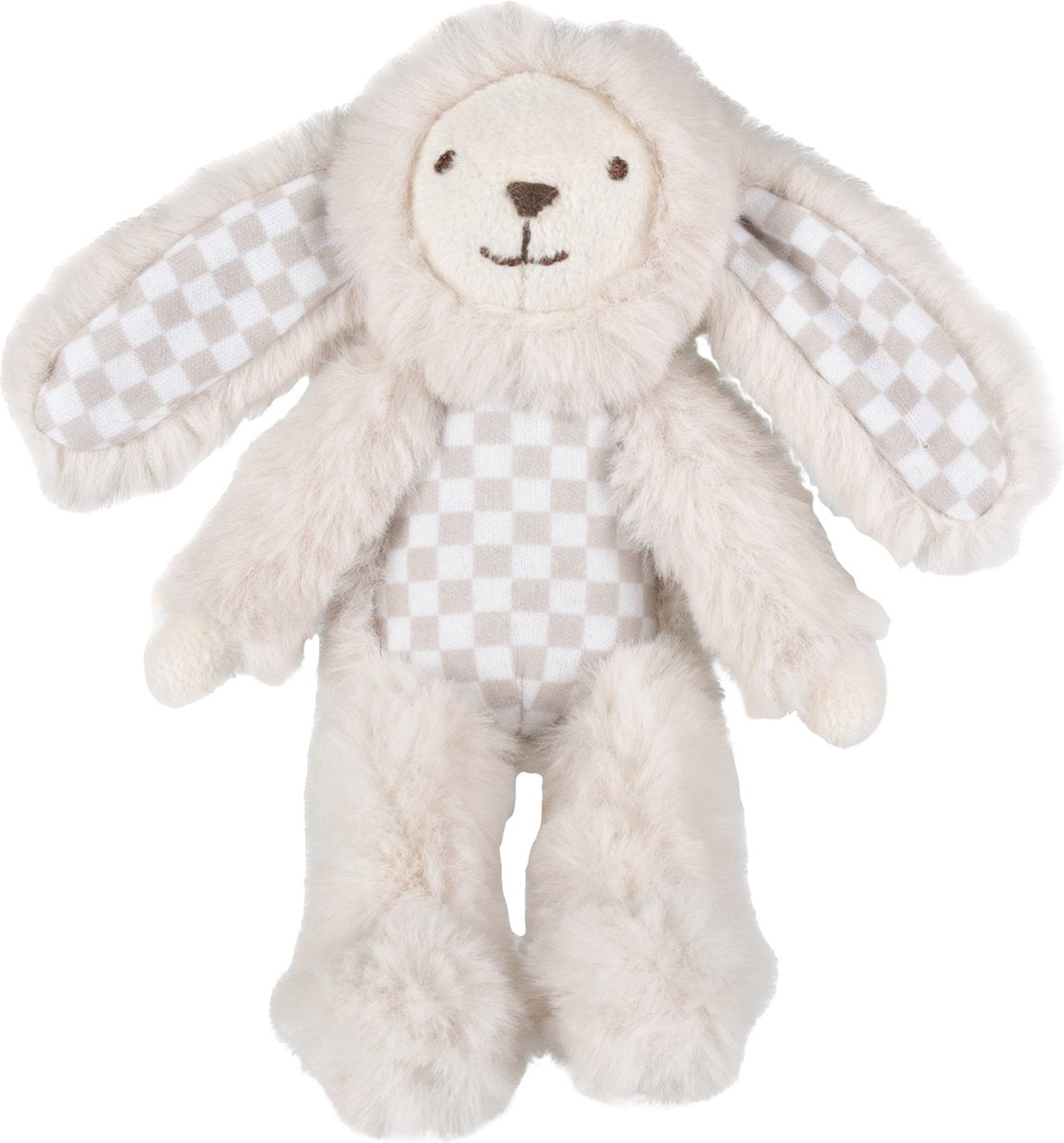 Happy horse konijn riddle knuffel 15cm - beige - baby knuffel